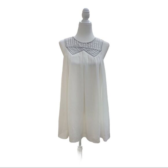 BCBG Generation White Sleeveless Mini Dress - Picture 1 of 2